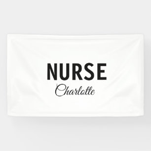 Banderoles Je suis infirmière experte médical ajoutez votre n