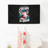 Banderoles Je suis prêt à écraser l'école secondaire Axolotl (En situation)