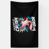 Banderoles Je suis prêt à écraser l'école secondaire Axolotl (Vertical)