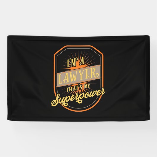 Banderoles Je Suis Un Avocat (Horizontal)