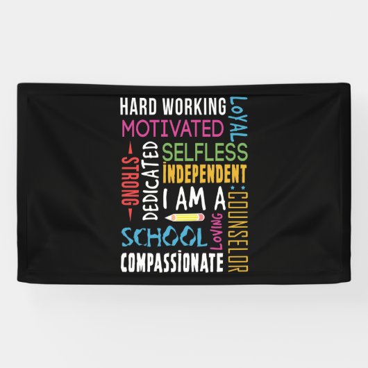 Banderoles Je Suis Un Conseiller Scolaire Appréciation (Horizontal)