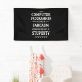 Banderoles Je Suis Un Programmeur Informatique (En situation)