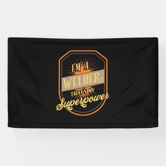 Banderoles Je Suis Un Soudeur (Horizontal)