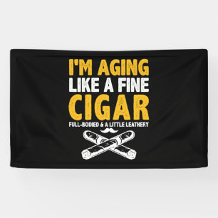 Banderoles Je vieillis comme une belle louvette de Cigar