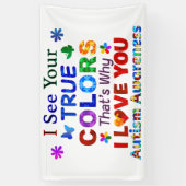 Banderoles Je vois tes vraies COULEURS (Vertical)