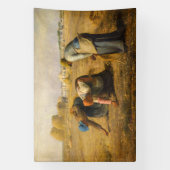 Banderoles Jean-François Millet - Les Gleaners (Verticale)