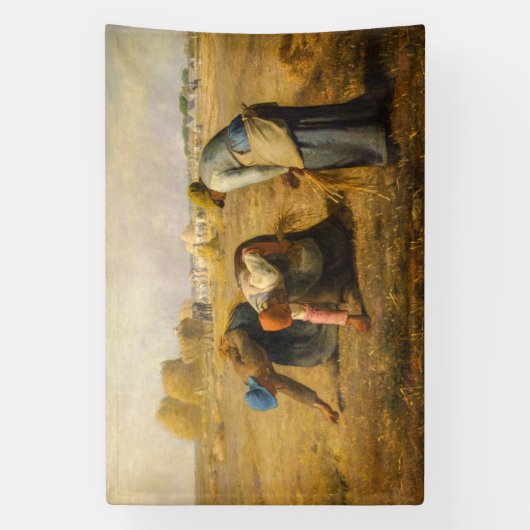 Banderoles Jean-François Millet - Les Gleaners (Verticale)