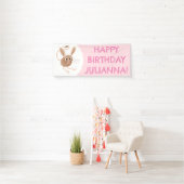 Banderoles Jerboa caricature mignonne à longues oreilles anni (En situation)