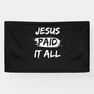 Banderoles Jésus A Tout Payé