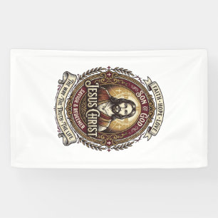 Banderoles Jesus Antiquités Tee Graphique Héritage Art Chréti