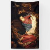 Banderoles Jésus-Christ est né à Noël (Vertical)