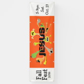 Banderoles Jésus effrayant (Vertical)