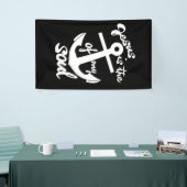 Banderoles Jésus est l'ancre de mon âme (Salon professionnel)