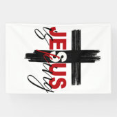 Banderoles JESUS Is King Statement of Faith Artwork (Horizontal)