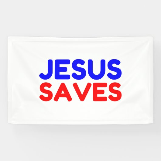 BANDEROLES JÉSUS SAVE (Horizontal)