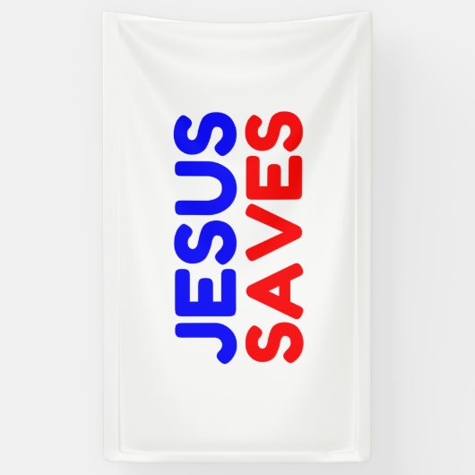 BANDEROLES JÉSUS SAVE (Vertical)