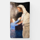 Banderoles Jésus saves (Verticale)