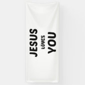 BANDEROLES JÉSUS T'AIME (Vertical)