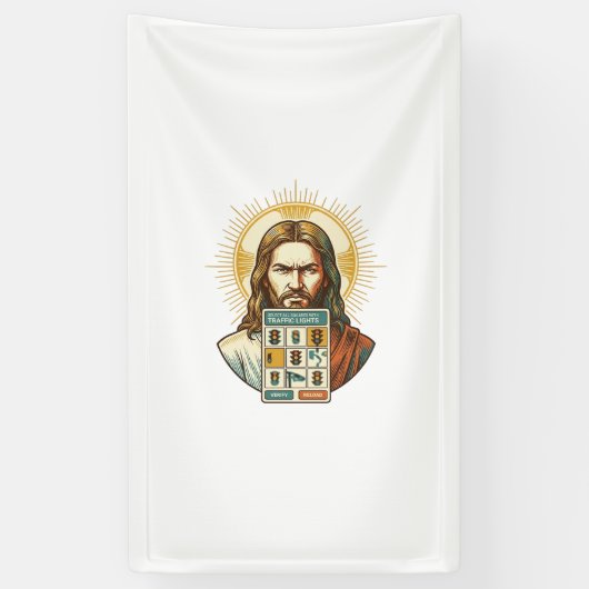 Banderoles Jésus Vérification de Captcha Endless Feux de Circ (Vertical)