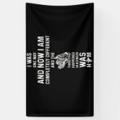 Banderoles J'Étais D'Une Manière Et Maintenant Je Suis Complè (Vertical)