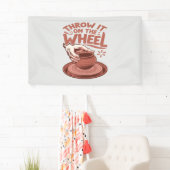 Banderoles Jetez-le sur la roue Poterie Art Argile (En situation)