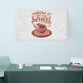 Banderoles Jetez-le sur la roue Poterie Art Argile (Salon professionnel)