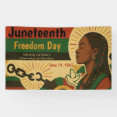 Banderoles Jeu 10ème Fête de l'Émancipation de la Journée de  (Horizontal)