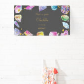 Banderoles Jeu d'anniversaire Cristaux Jeu de Fête de fille d (Insitu)