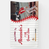 Banderoles Jeu de baseball à thème Enfant Ado fête d'annivers (Vertical)