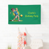 Banderoles Jeune Golfeur Anniversaire (En situation)