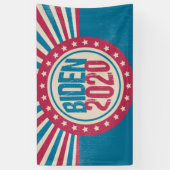 Banderoles Joe Biden 2020 Rétro Politique (Vertical)