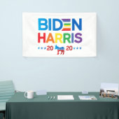 Banderoles Joe Biden Kamala Harris Gay pride Rainbow 2020 (Salon professionnel)
