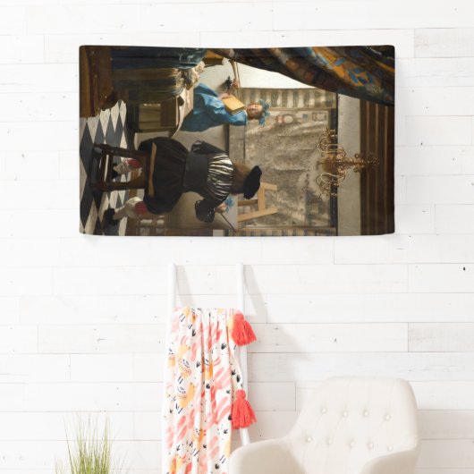 Banderoles Johannes Vermeer - L'Allégorie de la Peinture (En situation)