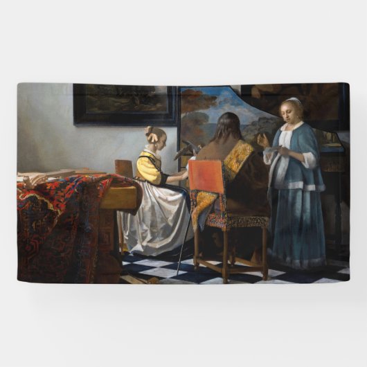 Banderoles Johannes Vermeer - Le Concert (Horizontal)