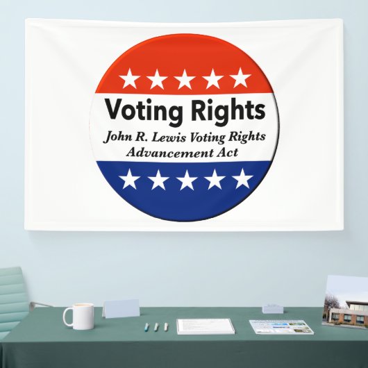 Banderoles John R. Lewis Loi sur l'avancement des droits de v (Salon professionnel)