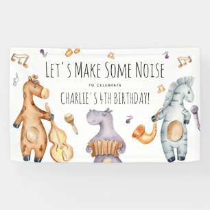 Banderoles Joli Anniversaire Animaux Africains Faisons du Bru