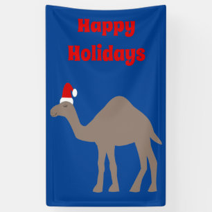 Banderoles Joli Camel de Noël personnalisé