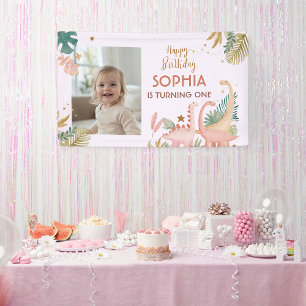 Banderoles Joli Dino Rose