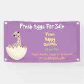 Banderoles Joli joli joli tableau d'autruche oeufs en vente (Horizontal)