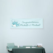 Banderoles Joli requin Baby shower Kawaii Blue Boy (Salon professionnel)