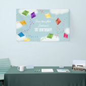 Banderoles Jolie Volant Kites Enfants Comment le temps vole A (Salon professionnel)