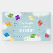 Banderoles Jolie Volant Kites Enfants Comment le temps vole A (Horizontal)