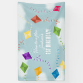 Banderoles Jolie Volant Kites Enfants Comment le temps vole A (Vertical)