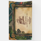 Banderoles Jolly roger Pirate fête d'anniversaire (Vertical)