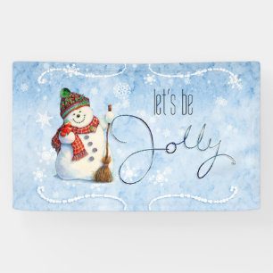 Banderoles Jolly Snowman ID841