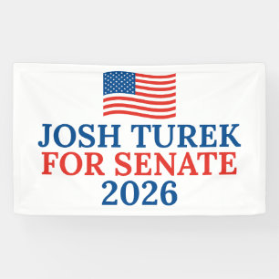 Banderoles Josh Turek pour le Sénat Élection Iowa 2026