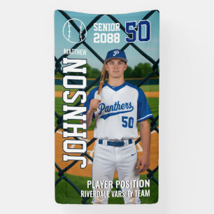 Banderoles Joueur de l'équipe de baseball senior Personnalise