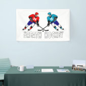 Banderoles Joueurs de hockey (Salon professionnel)