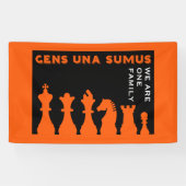 Banderoles Joueurs d'échecs compétitifs (Horizontal)