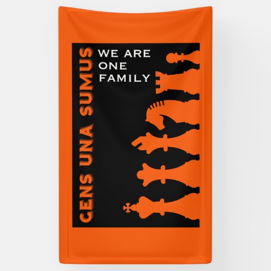 Banderoles Joueurs d'échecs compétitifs (Vertical)